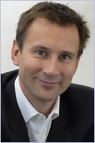 Jeremy Hunt, Member of Parliament for South West Surrey and Secretary of State for Culture, Media, Olympics and Sport, 